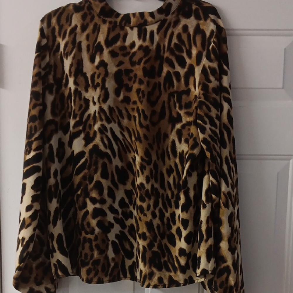 Leopard Print Blouse